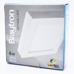 Casa si Gradina - Corpuri si surse de iluminat - Plafoniere, aplice si spoturi - Spot LED 6W Aplicat, Patrat, Braytron, 350lm, Lumina Rece (6500K), Alb - Infinity.ro