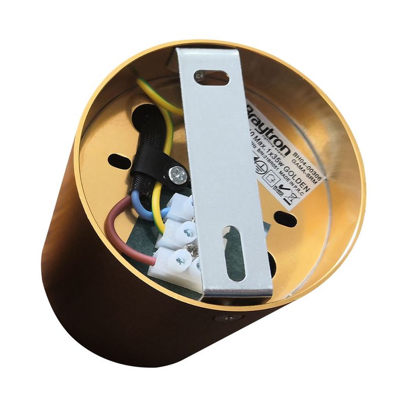 Casa si Gradina - Corpuri si surse de iluminat - Plafoniere, aplice si spoturi - Spot Gama BH04-00306, orientabil, 1xGU10, auriu, IP20, Braytron - Infinity.ro