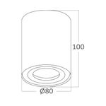 Casa si Gradina - Corpuri si surse de iluminat - Plafoniere, aplice si spoturi - Spot Gama BH04-00306, orientabil, 1xGU10, auriu, IP20, Braytron - Infinity.ro