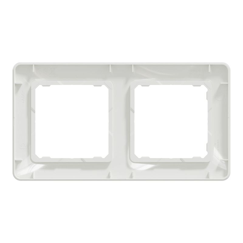 Casa si Gradina - Electrice - Accesorii electrice - Accesorii prize si intrerupatoare - Rama dubla IP 20, Alb, Schneider Sedna Design - Infinity.ro