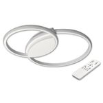 Casa si Gradina - Corpuri si surse de iluminat - Plafoniere, aplice si spoturi - Plafoniera LED 4558-LVT, cu telecomanda, 60W, 110lm, lumina calda+neutra+rece, IP20, alba, Masterled - Infinity.ro