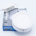 Casa si Gradina - Corpuri si surse de iluminat - Plafoniere, aplice si spoturi - Spot LED 6W Aplicat, Rotund, Braytron, 350lm, Lumina Neutra (4200K), Alb - Infinity.ro