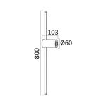 Casa si Gradina - Corpuri si surse de iluminat - Plafoniere, aplice si spoturi - Aplica LED Tiny BH07-04106, 16W, 1160lm, lumina calda, IP20, aurie, Braytron - Infinity.ro