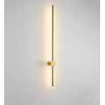 Casa si Gradina - Corpuri si surse de iluminat - Plafoniere, aplice si spoturi - Aplica LED Tiny BH07-04106, 16W, 1160lm, lumina calda, IP20, aurie, Braytron - Infinity.ro