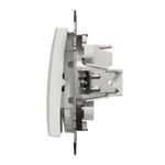 Casa si Gradina - Electrice - Distributie electrica si comanda - Intrerupatoare - Intrerupator dublu, 10A, IP20, Alb, Schneider Sedna Design - Infinity.ro