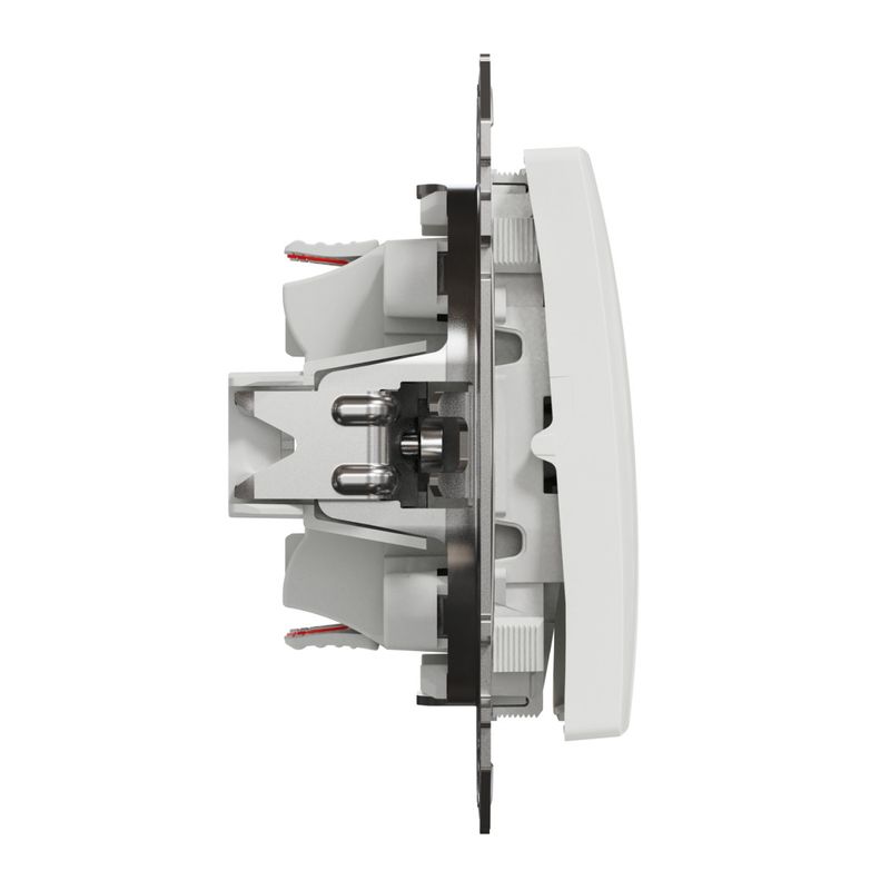 Casa si Gradina - Electrice - Distributie electrica si comanda - Intrerupatoare - Intrerupator dublu cap scara, 10A, IP20, Alb, Schneider Sedna Design - Infinity.ro