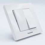 Casa si Gradina - Electrice - Distributie electrica si comanda - Intrerupatoare - Comutator simplu Karre Plus Panasonic, ST, alb - Infinity.ro