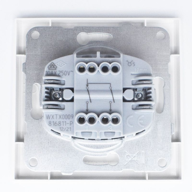 Casa si Gradina - Electrice - Distributie electrica si comanda - Intrerupatoare - Comutator simplu Karre Plus Panasonic, ST, alb - Infinity.ro