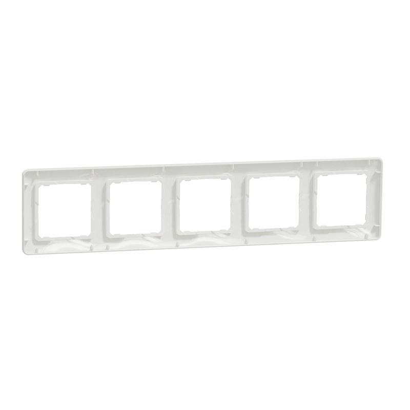 Casa si Gradina - Electrice - Accesorii electrice - Accesorii prize si intrerupatoare - Rama 5 module IP 20, Alb, Schneider Sedna Design - Infinity.ro