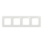 Casa si Gradina - Electrice - Accesorii electrice - Accesorii prize si intrerupatoare - Rama 4 module IP 20, Alb, Schneider Sedna Design - Infinity.ro