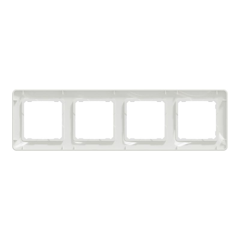 Casa si Gradina - Electrice - Accesorii electrice - Accesorii prize si intrerupatoare - Rama 4 module IP 20, Alb, Schneider Sedna Design - Infinity.ro