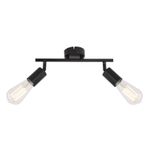 Casa si Gradina - Corpuri si surse de iluminat - Plafoniere, aplice si spoturi - Spot Martha 54008-2, 2xE27, negru, IP20, Globo Lighting - Infinity.ro