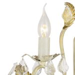 Casa si Gradina - Corpuri si surse de iluminat - Plafoniere, aplice si spoturi - Aplica Versilia KL6197, 2xE14, alba+aurie, IP20, Klausen - Infinity.ro