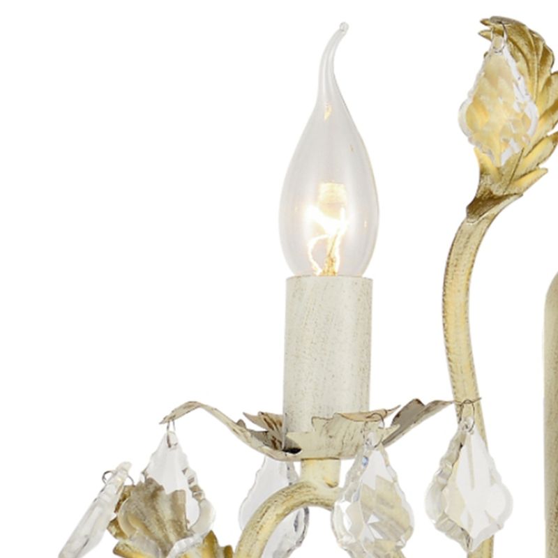 Casa si Gradina - Corpuri si surse de iluminat - Plafoniere, aplice si spoturi - Aplica Versilia KL6197, 2xE14, alba+aurie, IP20, Klausen - Infinity.ro