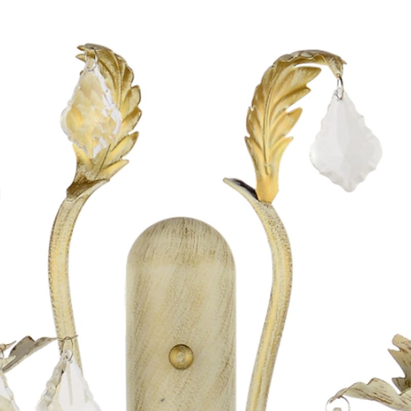 Casa si Gradina - Corpuri si surse de iluminat - Plafoniere, aplice si spoturi - Aplica Versilia KL6197, 2xE14, alba+aurie, IP20, Klausen - Infinity.ro