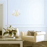 Casa si Gradina - Corpuri si surse de iluminat - Plafoniere, aplice si spoturi - Aplica Versilia KL6197, 2xE14, alba+aurie, IP20, Klausen - Infinity.ro