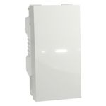 Casa si Gradina - Electrice - Distributie electrica si comanda - Intrerupatoare - Intrerupator cu revenire, 1 modul, 10A, alb, Schneider Noua Unica - Infinity.ro