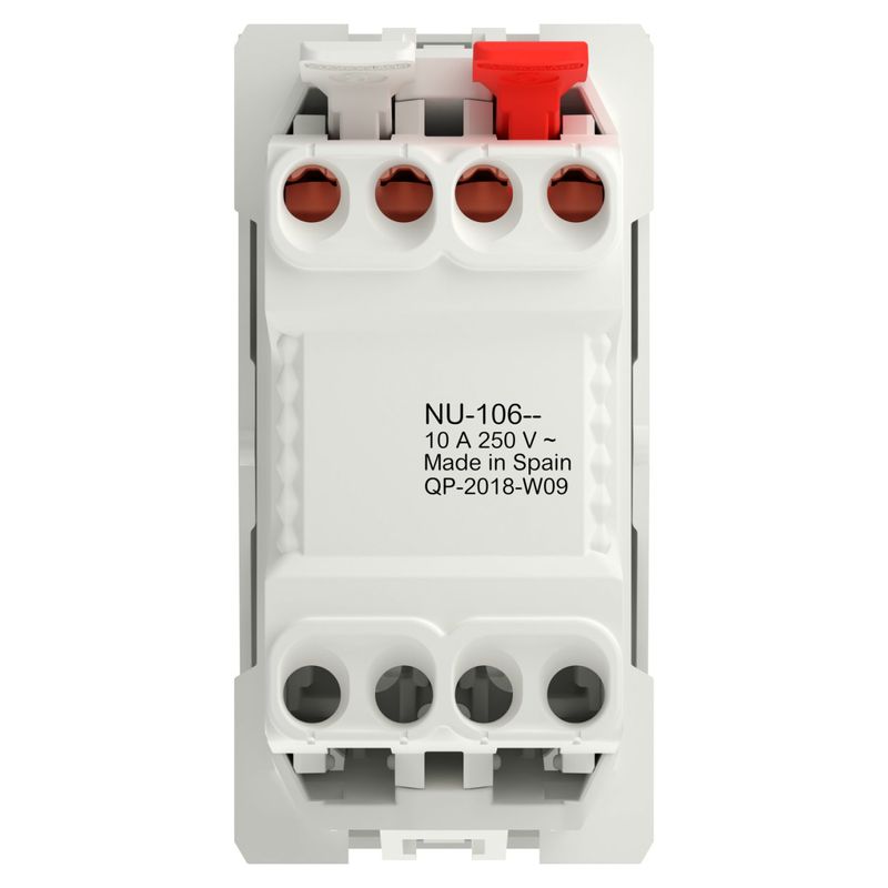 Casa si Gradina - Electrice - Distributie electrica si comanda - Intrerupatoare - Intrerupator cu revenire, 1 modul, 10A, alb, Schneider Noua Unica - Infinity.ro