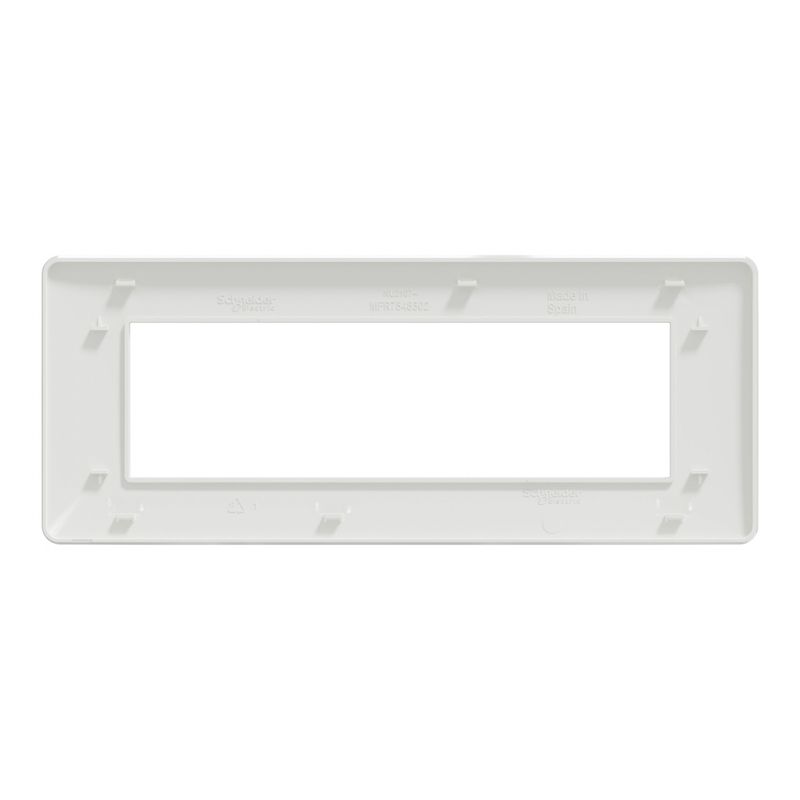 Casa si Gradina - Electrice - Accesorii electrice - Accesorii prize si intrerupatoare - Rama 7 module, alba, IP20, Schneider Noua Unica - Infinity.ro