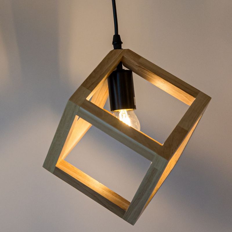 Casa si Gradina - Corpuri si surse de iluminat - Lustre si pendule - Pendul Rhombus KL111125, 1xE27, maro+negru, IP20, Klausen - Infinity.ro