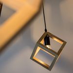 Casa si Gradina - Corpuri si surse de iluminat - Lustre si pendule - Pendul Rhombus KL111125, 1xE27, maro+negru, IP20, Klausen - Infinity.ro