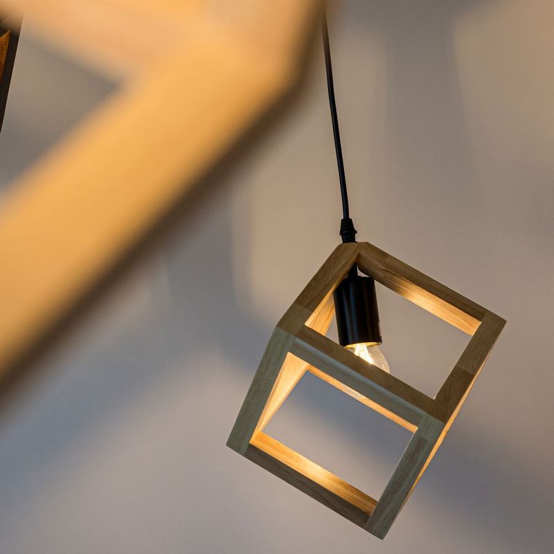 Casa si Gradina - Corpuri si surse de iluminat - Lustre si pendule - Pendul Rhombus KL111125, 1xE27, maro+negru, IP20, Klausen - Infinity.ro