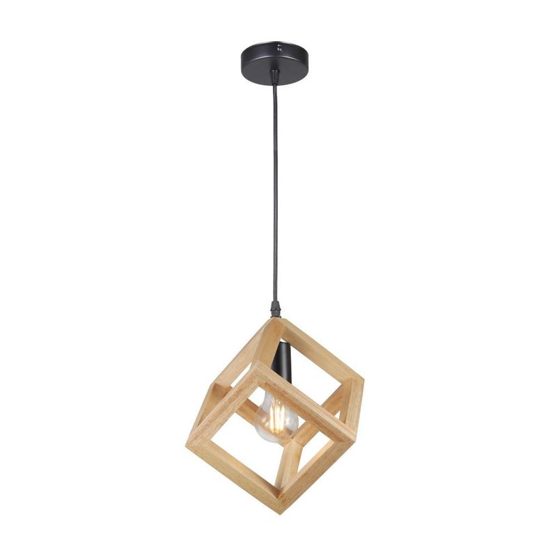 Casa si Gradina - Corpuri si surse de iluminat - Lustre si pendule - Pendul Rhombus KL111125, 1xE27, maro+negru, IP20, Klausen - Infinity.ro