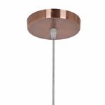 Casa si Gradina - Corpuri si surse de iluminat - Lustre si pendule - Pendul Metal KL6242, 1xE27, cupru+gri, IP20, Klausen - Infinity.ro