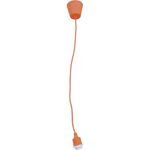 Casa si Gradina - Corpuri si surse de iluminat - Lustre si pendule - Pendul Riple LY-6053, 1xE27, portocaliu, IP20, Klausen - Infinity.ro