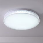 Casa si Gradina - Corpuri si surse de iluminat - Plafoniere, aplice si spoturi - Plafoniera LED Electra KL151076, rotunda, 36W, 4300lm, lumina neutra, IP20, alba, Klausen - Infinity.ro
