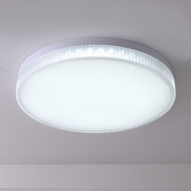 Casa si Gradina - Corpuri si surse de iluminat - Plafoniere, aplice si spoturi - Plafoniera LED Electra KL151076, rotunda, 36W, 4300lm, lumina neutra, IP20, alba, Klausen - Infinity.ro