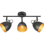 Casa si Gradina - Corpuri si surse de iluminat - Plafoniere, aplice si spoturi - Plafoniera Lasabez 3xE14, neagra, Globo Lighting - Infinity.ro