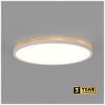 Casa si Gradina - Corpuri si surse de iluminat - Plafoniere, aplice si spoturi - Plafoniera LED Nivera rotunda 24W, 2400lm, IP54, lumina calda/neutra/rece, alba, Kobi - Infinity.ro