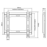 TV, Audio-Video si Foto - Accesorii TV si audio - Suporturi TV - Suport Universal LED TV 13-42 inch, Rebel - Infinity.ro