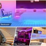 Casa si Gradina - Corpuri si surse de iluminat - Benzi LED - Kit Banda LED Smart, 5m, Interior, Compatibilitate Alexa+Google Assistant, Sincronizare pe Muzica, Controller+Alimentare - Infinity.ro