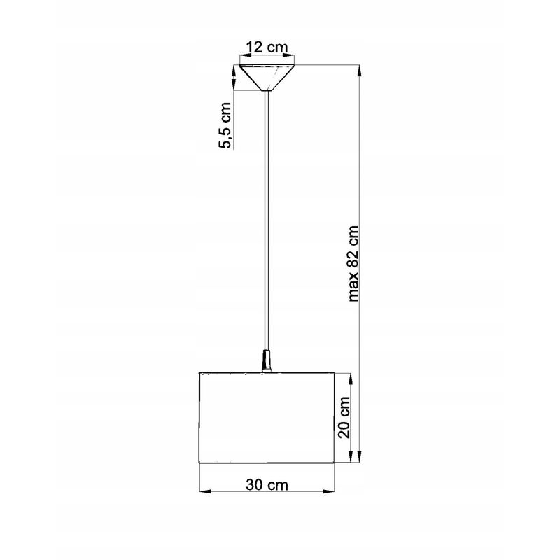 Casa si Gradina - Corpuri si surse de iluminat - Lustre si pendule - Pendul suspendat Gepard Kobi, alb cu imprimeu leopard, 1xE27, Ø30 cm - Infinity.ro