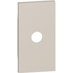 Casa si Gradina - Electrice - Accesorii electrice - Accesorii prize si intrerupatoare - Placa priza TV, culoare nisip, 2 module, Bticino Living Now - Infinity.ro