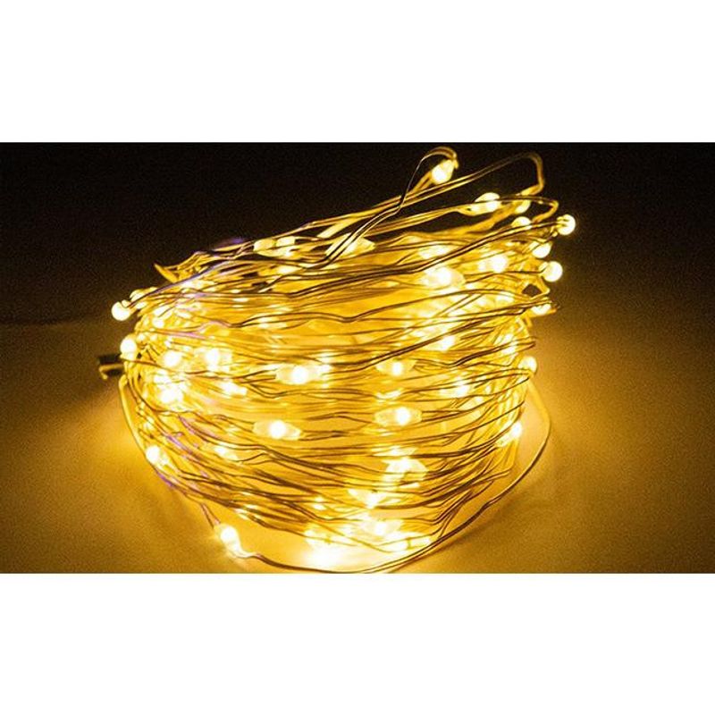 Casa si Gradina - Decoratiuni - Decoratiuni petrecere - Bannere si ghirlande decorative - Ghirlanda LED solara, 1W, 25lm, lumina calda (3000K), IP44, Masterled - Infinity.ro