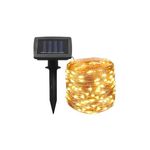 Casa si Gradina - Decoratiuni - Decoratiuni petrecere - Bannere si ghirlande decorative - Ghirlanda LED solara, 1W, 25lm, lumina calda (3000K), IP44, Masterled - Infinity.ro