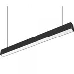 Casa si Gradina - Corpuri si surse de iluminat - Iluminat comercial si industrial - Corpuri iluminat comercial - Corp de iluminat liniar LED suspendat 18W, 600mm, 1620lm, lumina rece(6500 K), negru, Braytron - Infinity.ro