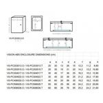 Casa si Gradina - Electrice - Distributie electrica si comanda - Panouri distributie - Panou 40X50X24 ABS IP65 usa mata - Infinity.ro