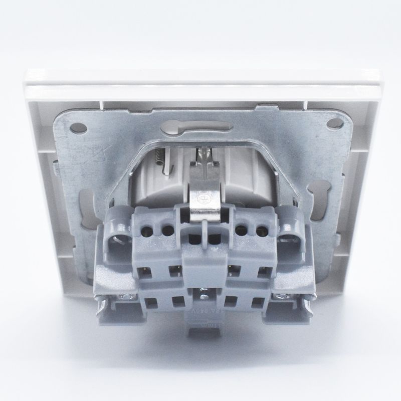 Casa si Gradina - Electrice - Prize - Priza cu capac Karre Plus Pansonic, ST, alba - Infinity.ro