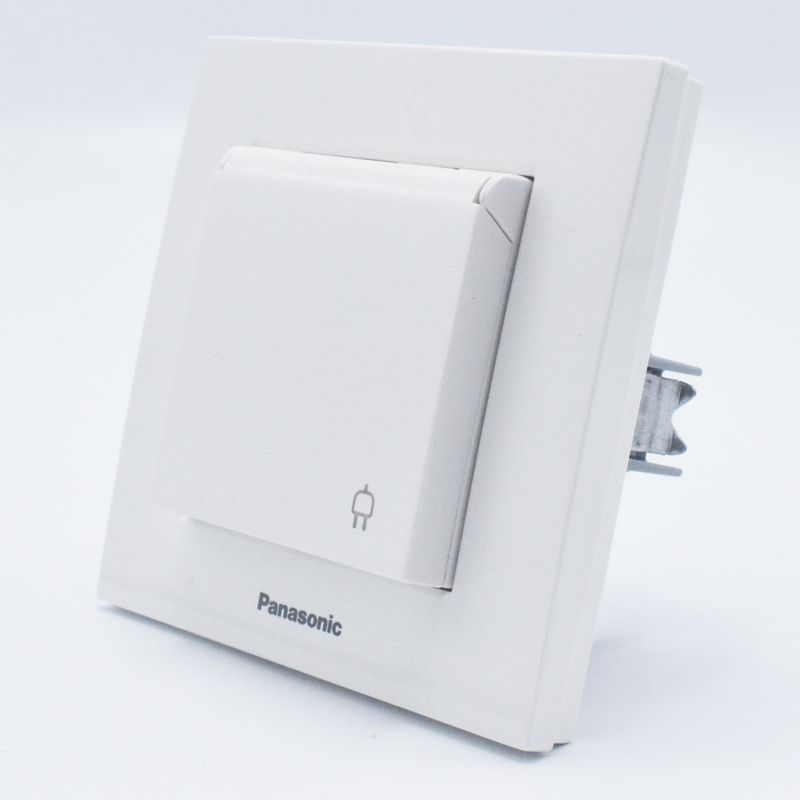 Casa si Gradina - Electrice - Prize - Priza cu capac Karre Plus Pansonic, ST, alba - Infinity.ro