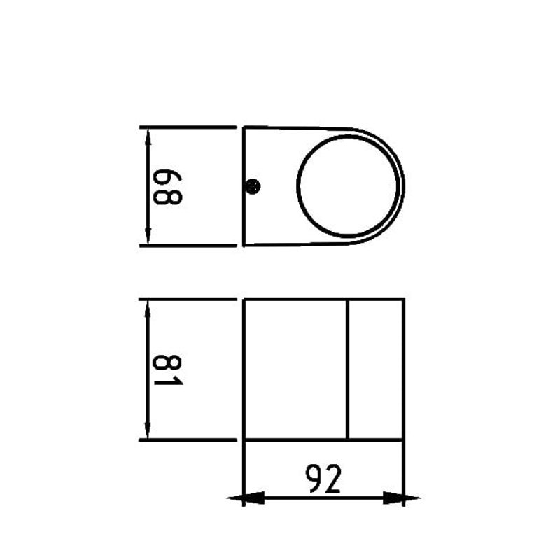 Casa si Gradina - Corpuri si surse de iluminat - Iluminat exterior - Instalatii luminoase exterior - Corp de perete pentru exterior, gri, 1 bec, dulie GU10, protectie IP44, Braytron - Infinity.ro
