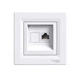 Casa si Gradina - Electrice - Prize - Priza internet RJ45 cat 5E, alba, Schneider Asfora - Infinity.ro