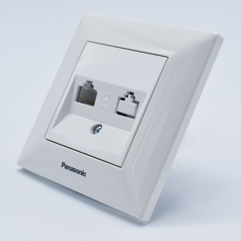 Casa si Gradina - Electrice - Prize - Priza internet cat 5E Arkedia Pansonic, ST, alba - Infinity.ro