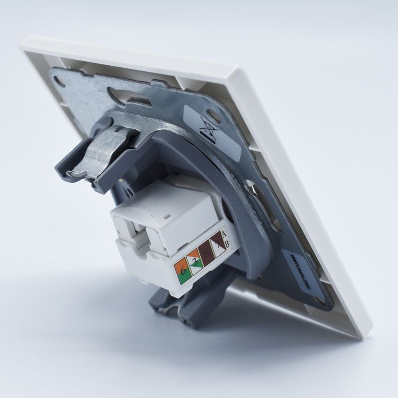 Casa si Gradina - Electrice - Prize - Priza internet cat 5E Arkedia Pansonic, ST, alba - Infinity.ro