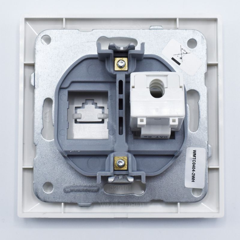 Casa si Gradina - Electrice - Prize - Priza internet cat 5E Arkedia Pansonic, ST, alba - Infinity.ro