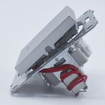 Casa si Gradina - Electrice - Distributie electrica si comanda - Intrerupatoare - Intrerupator simplu cu led, 10A, IP20, Argintiu, Panasonic Arkedia Slim/Karre Plus - Infinity.ro