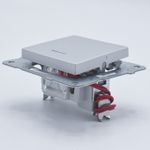 Casa si Gradina - Electrice - Distributie electrica si comanda - Intrerupatoare - Intrerupator simplu cu led, 10A, IP20, Argintiu, Panasonic Arkedia Slim/Karre Plus - Infinity.ro